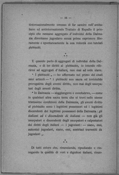 Gabriele D'Annunzio prima e dopo il trattato di Rapallo